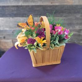 Hill Country Monarch Basket