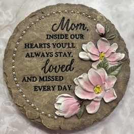 "Mom" Sympathy Garden Stone