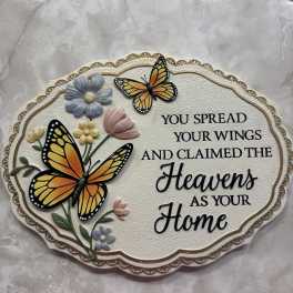 "Spread Your Wings" Butterfly Garden Stone