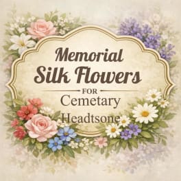 Cemetary Headstone Memorial Silk