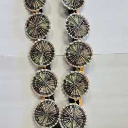 Blue & Yellow Money Lei #23