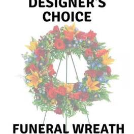 Designer's Choice Funeral Wreath