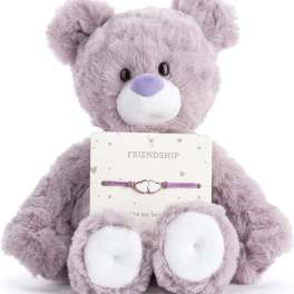 Friendship Lavender Plush Bear