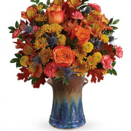 Teleflora's Classic Autumn Bouquet - by Collene's Crafts-N-Flowers