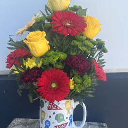 Dad Mug floral