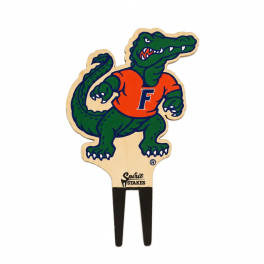 UF Albert logo Wooden Plant Stake
