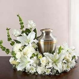 White Urn Arrangement