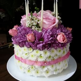 Blooming Birthday Cake