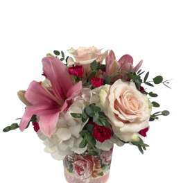 Vintage Blush Arrangement