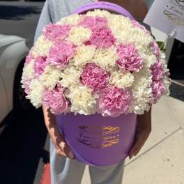 Box of carnations