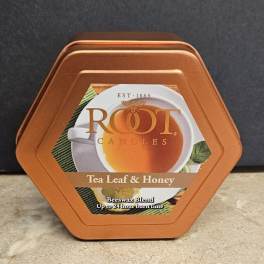 Root Candle Tea leaf & Honey Tin S