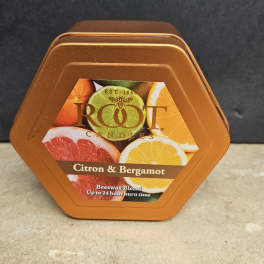 Root Candle Citron & Bergamot Tin S