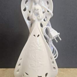 Ceramic Angel of light 12"
