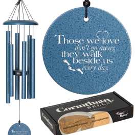 Corinthian Bells Those We Love 27" Wind Chime - Sky Blue