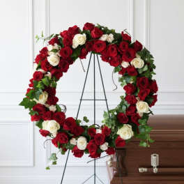 Circle Unbroken Rose Wreath