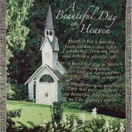 A Beautiful Day In Heaven Throw