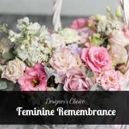 Pastel bouquet of roses, tulips, and other blooms