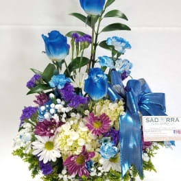 “Midnight Love” Rose Arrangement