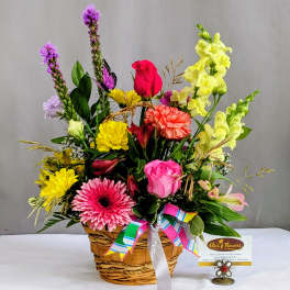 Wildflower Meadow Basket
