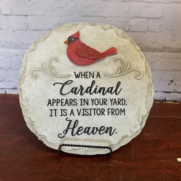 When a cardinal plaque (round)