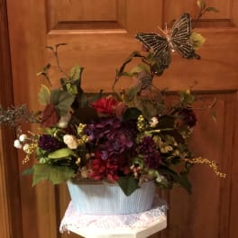 Faux Autumn Arrangement