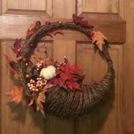 Shades of Fall Wreath
