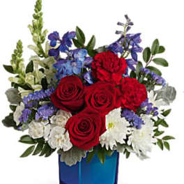 Red, White & Blooms Bouquet