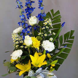 Contemporary Blues, Whites and Yellow