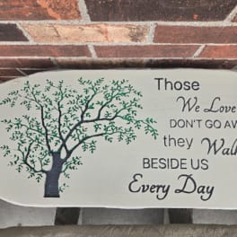 Green Tree "Those We Love" Bench