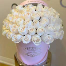 White and Pink Signature Box 