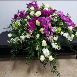 Royal Eternity Casket Spray