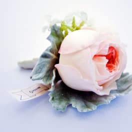 Garden Rose Boutonniere