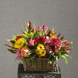 Fall Basket Centerpiece