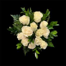 1 Dozen White Roses