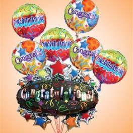Congratulations Marquee Mylar Bundle