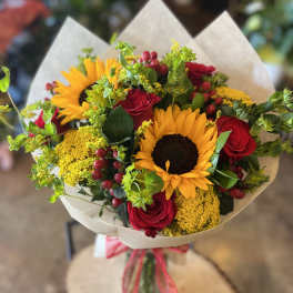 Harvest Romance Hand- Tied Bouquet