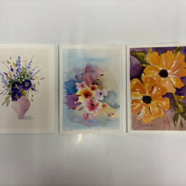SPRING WATER COLOR CARD