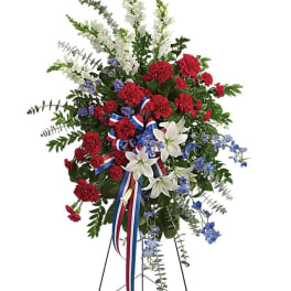 Patriotic Standing Spray