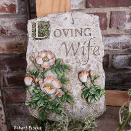 Eckert Florist's "Wife" Memorial Stone