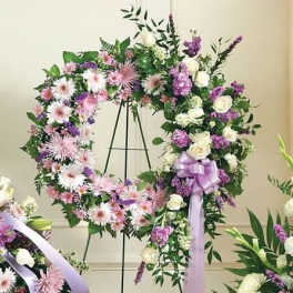 Lavender Tribute Wreath
