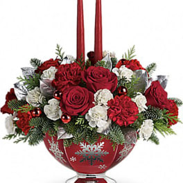 Silver and Joy Centerpiece