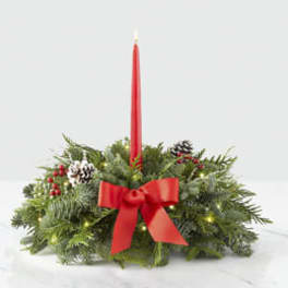 Deck the Halls Centerpiece with Lights