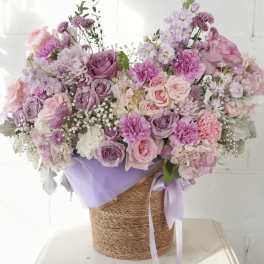 Lavender Garden Basket