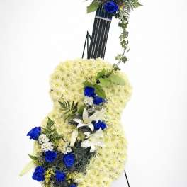Blue Tribute Guitar
