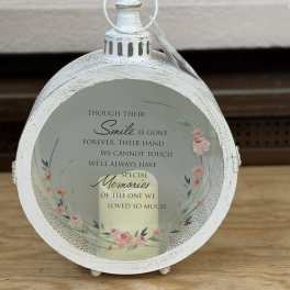 "Smile" Candle Box Lantern