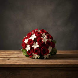 Bouquets Wedding RED & WHITE CALL FOR PRICING