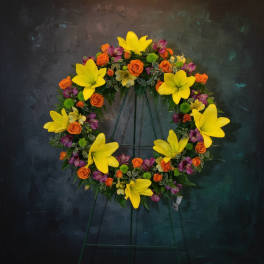 Garden Of Eden Sympathy Wreath - Huntsville sympathy delivery