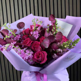 Fuchsia Romance Garden Bouquet