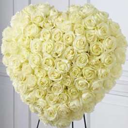The Elegant Remembrance Standing Heart