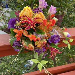 Summer Sizzle - Silk floral bouquet